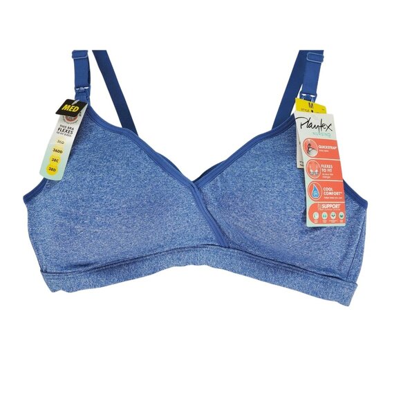 Playtex Nursing Bra Size Medium Blue Shaping Foam Wirefree - Picture 1 of 6